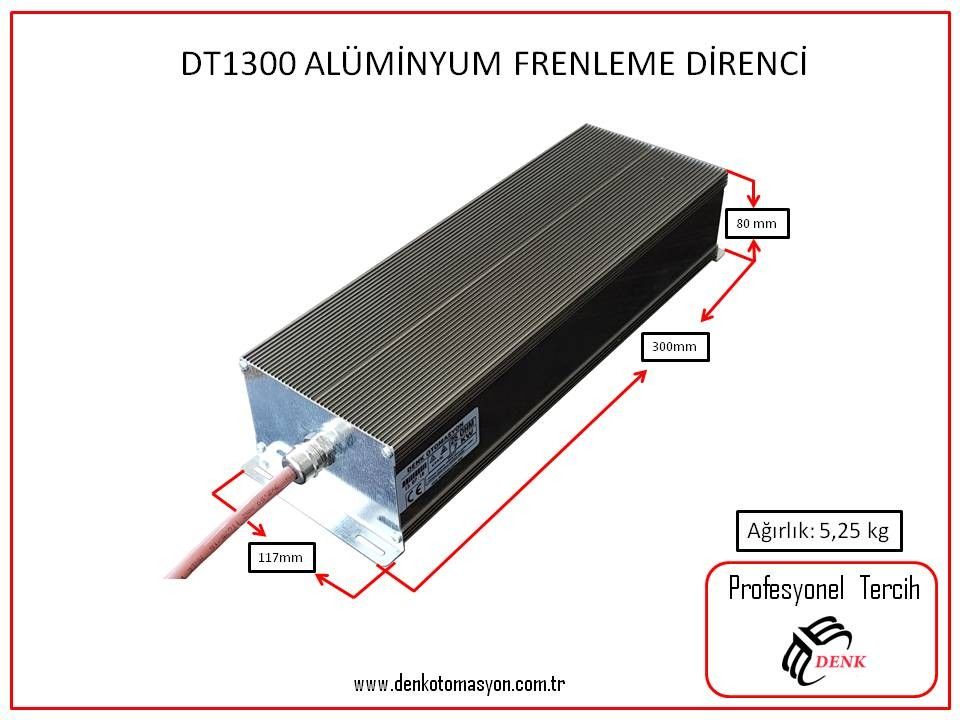 DTM-1300 Alüminyum Frenleme Direnci