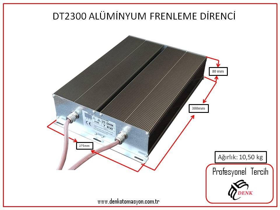 DTM-2300 Alüminyum Frenleme Direnci