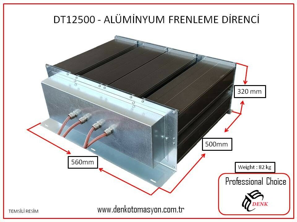 DT-12500 Alüminyum Frenleme Direnci