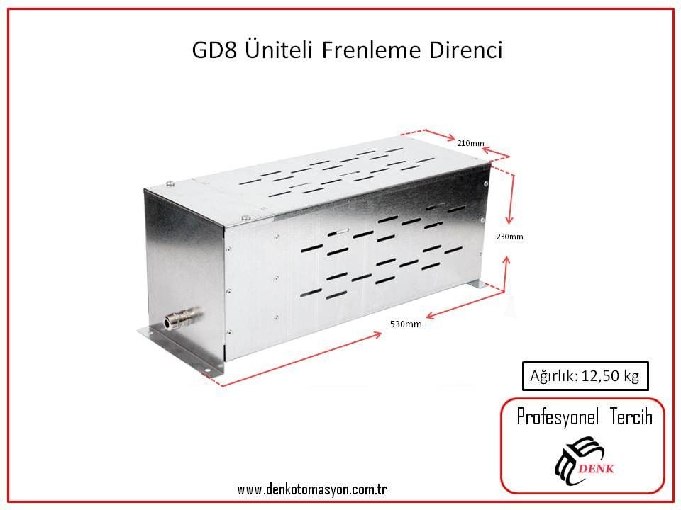 GD8 8 Üniteli Galvaniz Frenleme Direnci