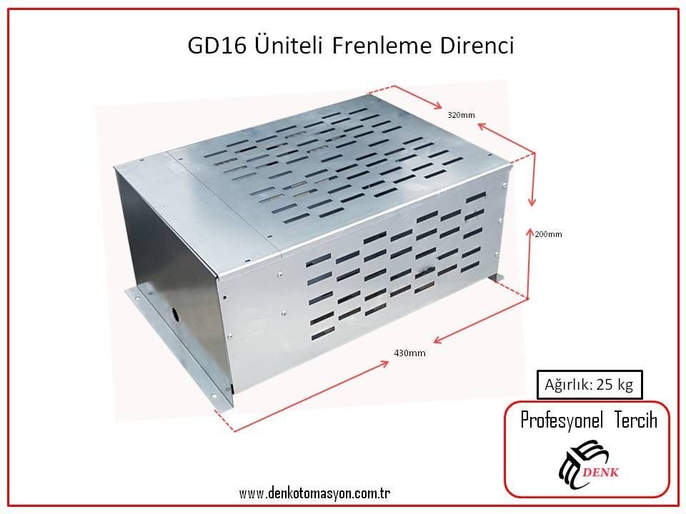 GD16 16 Üniteli Galvaniz Frenleme Direnci