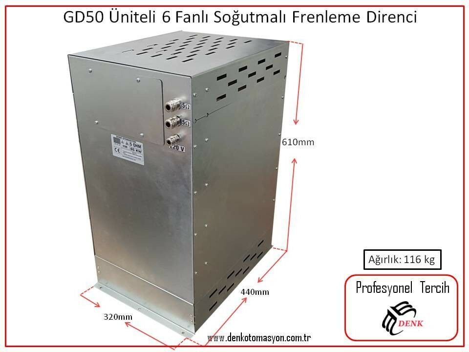 GD50 Üniteli Galvaniz Frenleme Direnci