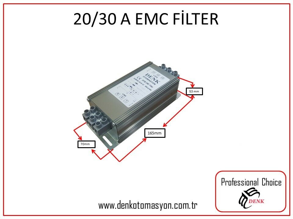 DPT30 Trifaze EMC Şebeke Filtresi