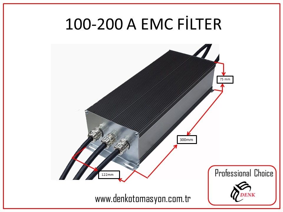 DPT200 Trifaze EMC Şebeke Filtresi