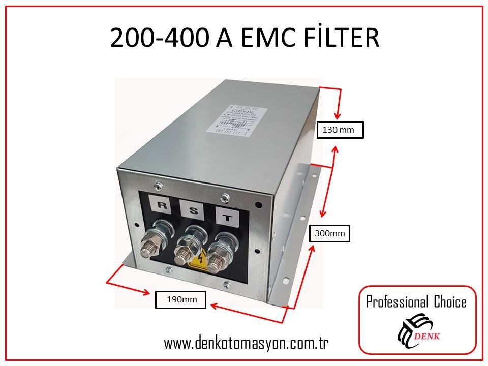 DPT400 Trifaze EMC Şebeke Filtresi