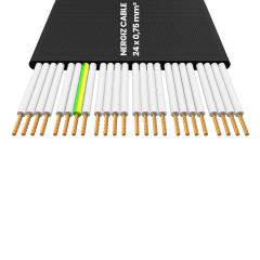 24x0.75mm2 Yassı Asansör Kablosu