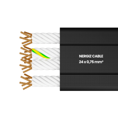 24x0.75mm2 Bükümlü Kablo