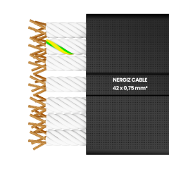 42x0.75mm2 Bükümlü Kablo