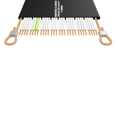 30x0.75mm2 + ÇH Halatlı Yassı Fleksible Kablo