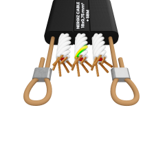 18x0.75mm2 Halatlı Yassı Bükümlü Fleksible Kablo