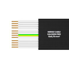 12x1mm2 Halogen Free Yassı Kablo