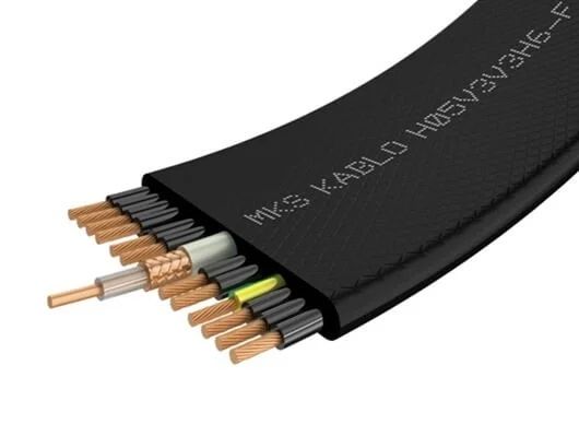 H05V3V3H6-F +TV HF75 12G0.75 CCTV Yassı Koaksiyel Kablo