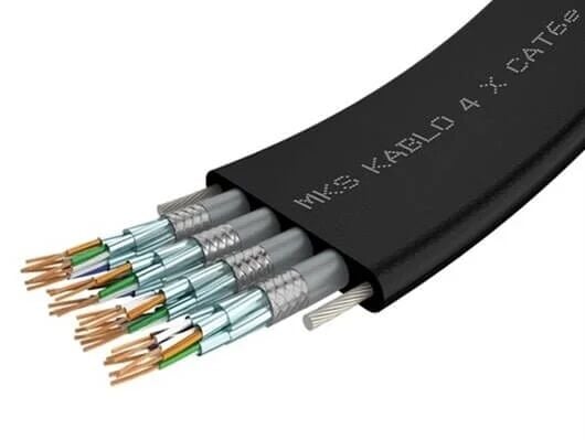 Asansör İçi Kamera Kablosu 4xCAT6e ST